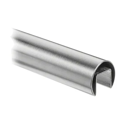 304 316 Stainless Steel U Channel Slot Tube for Handrail