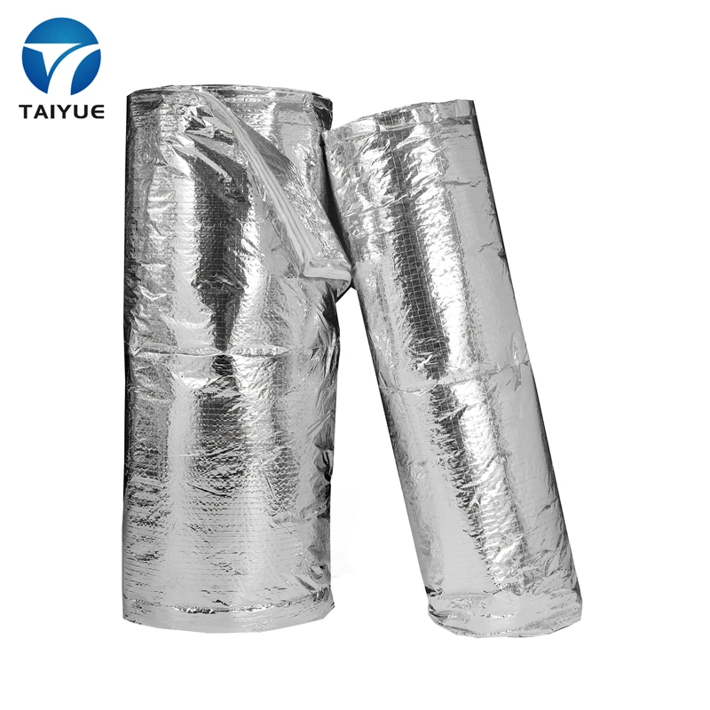 Multi layer aluminum foil bubble thermal reflective insulation