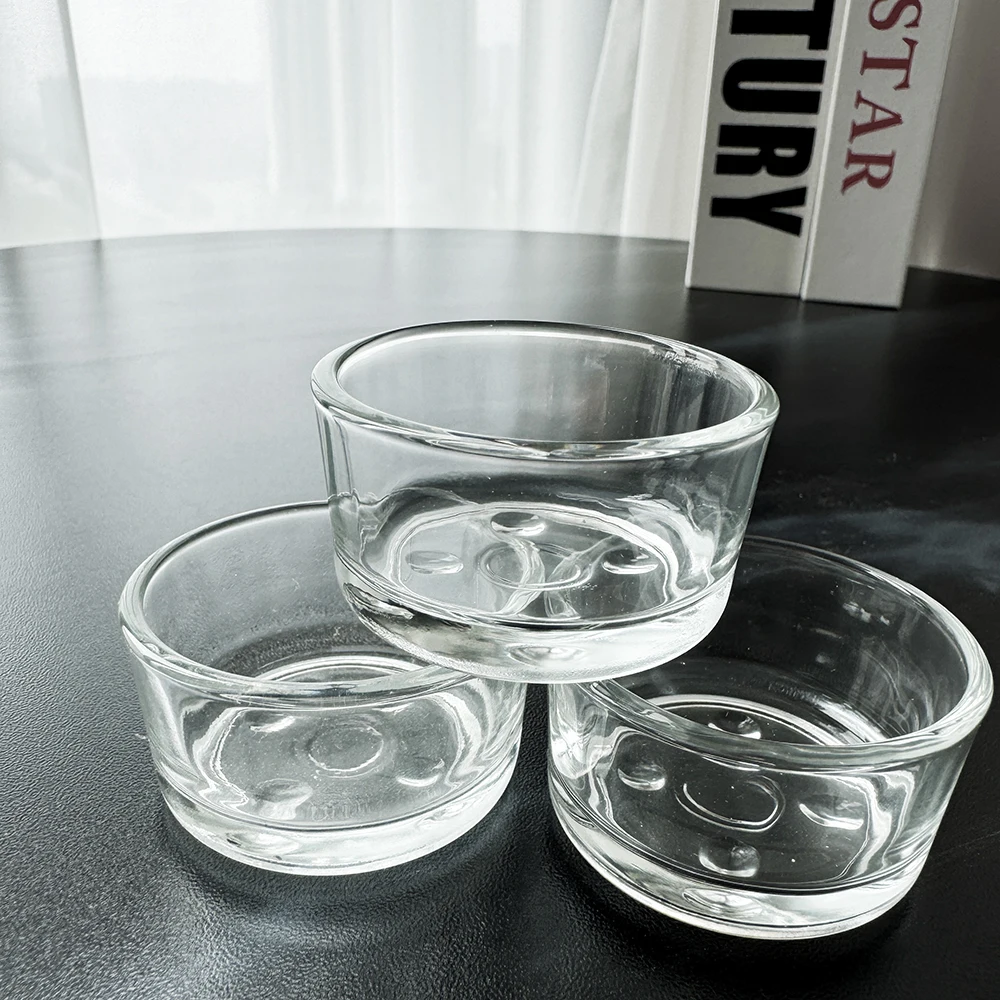 Christmas Decoration Glass Candle/candel Containers Crystal Candle Holder Tea Candle Light Holder