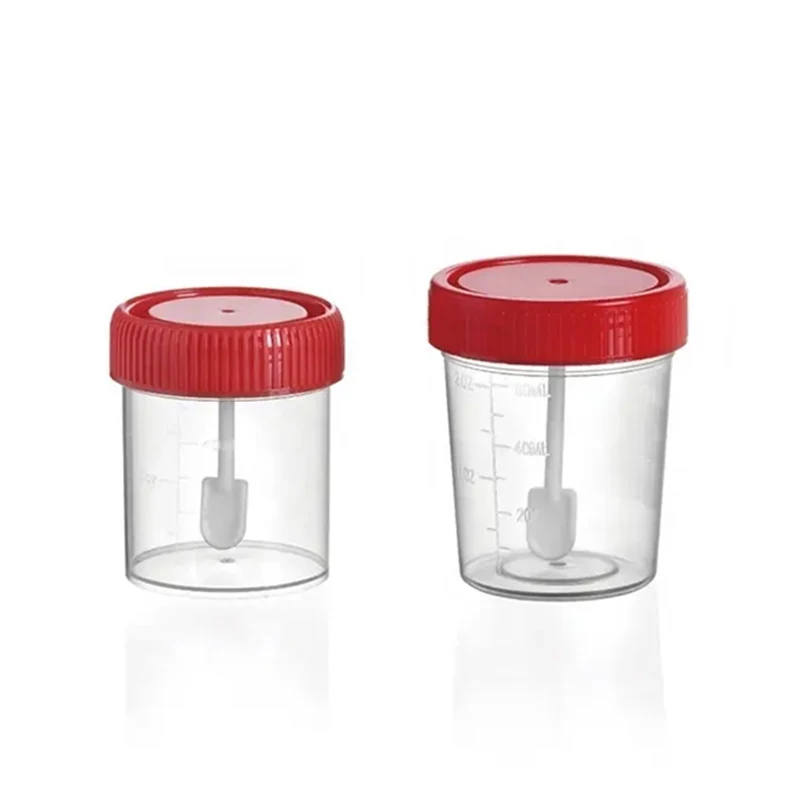Disposable Lab Sterile Urine Test Cup Container 60ml 100ml 120ml Urine Sample Cup