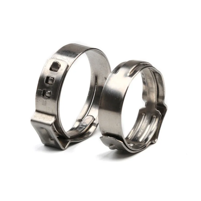 The price of 304 stainless steel single ear clip is competitive