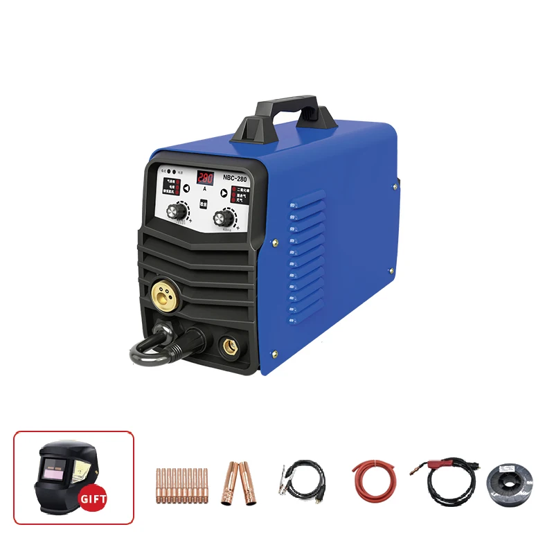 Home Use 280A MIG Welder Flux Core MIG Welder Lift TIG Stick 3 in 1 Welding Machine