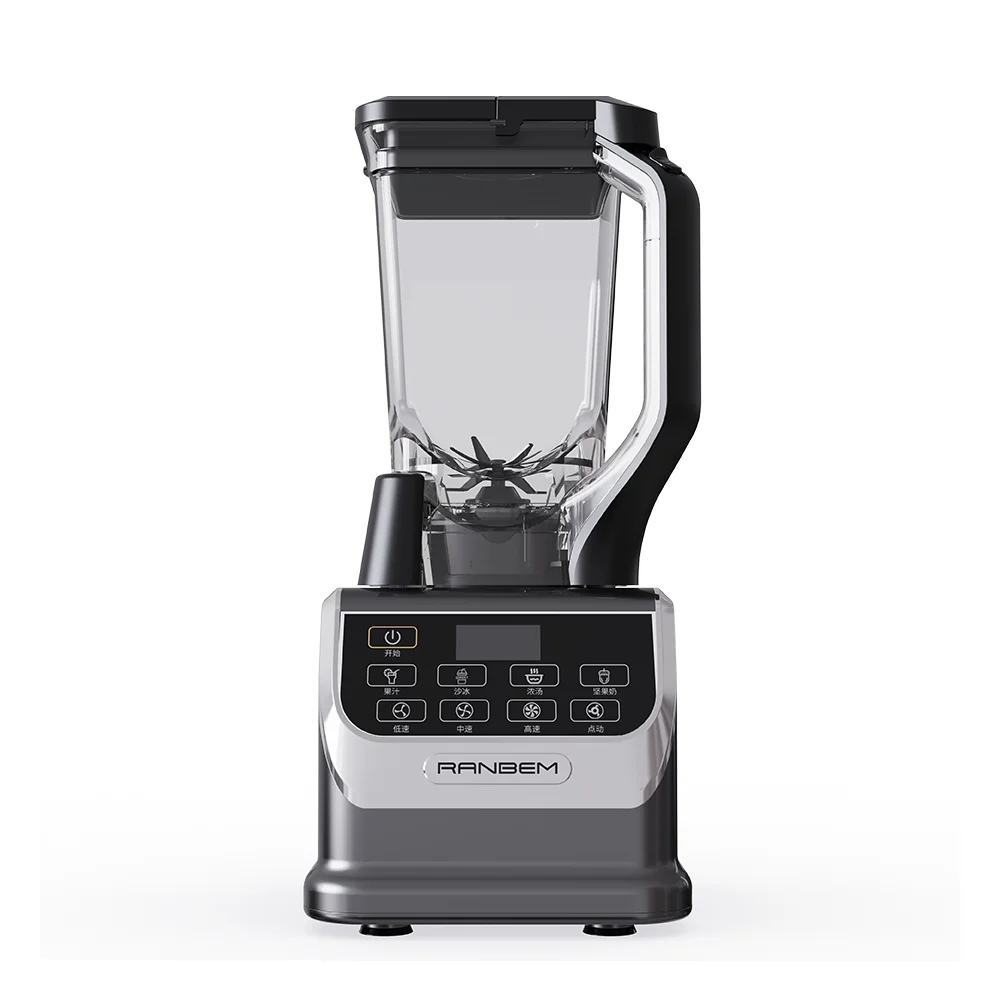 Kitchen blender stainless steel housing ice smoothie high speed countertop blender professional blender