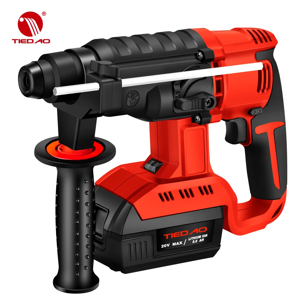 TIEDAO  TDH180120 Good Price Rotary Hammer Brushless Electric Rotary Hammer 21v Power Tools 20mm