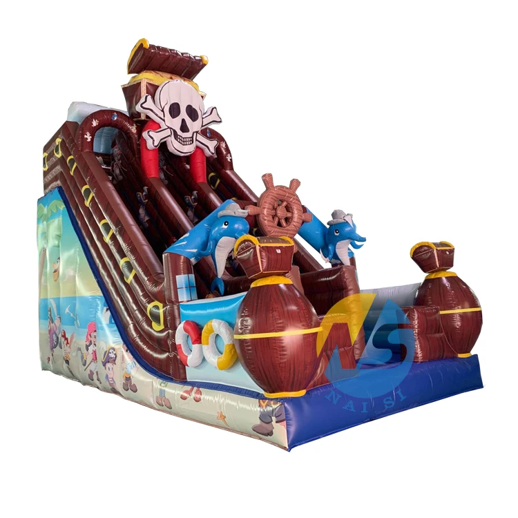 High Quality  Manufacturer Giant Kids Inflatable Titanic Ship Slides