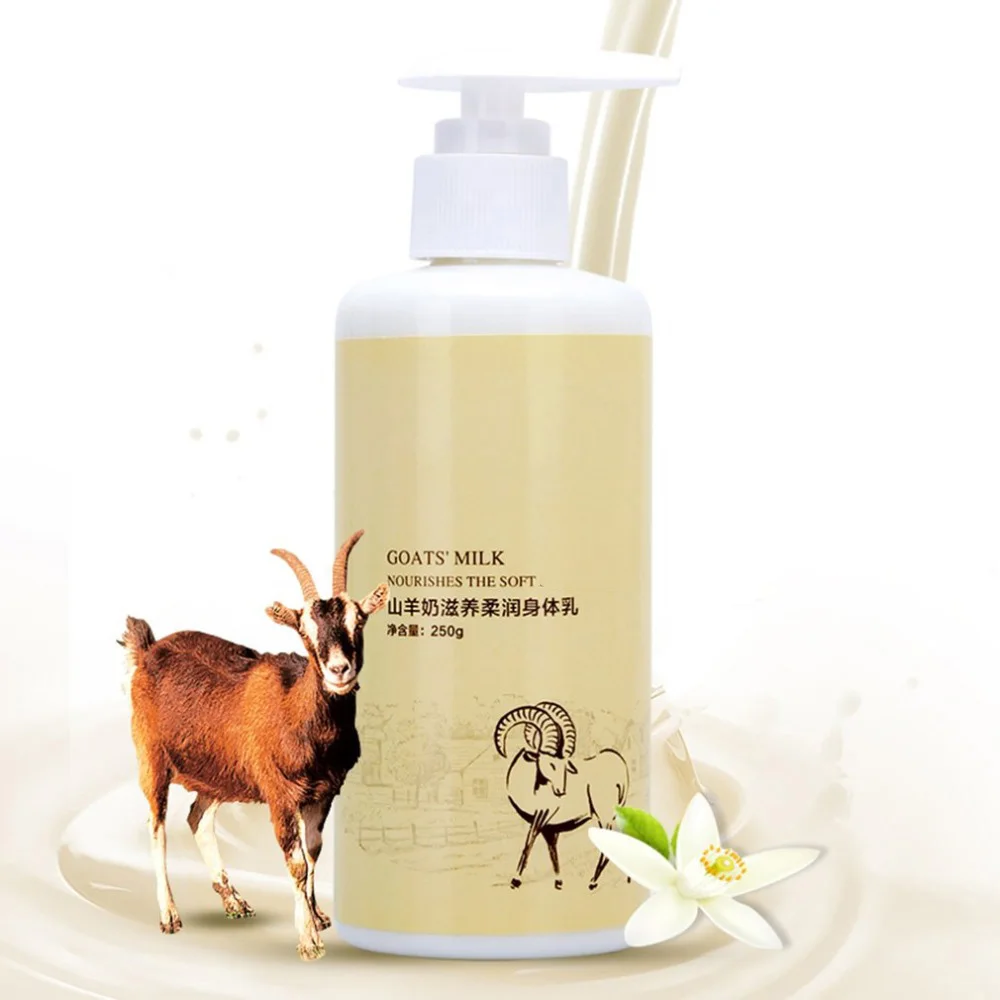 
250ML Goat Milk Exfoliating Activated Charcoal Higher Quality Perfumes For Shower Gel Whitening 