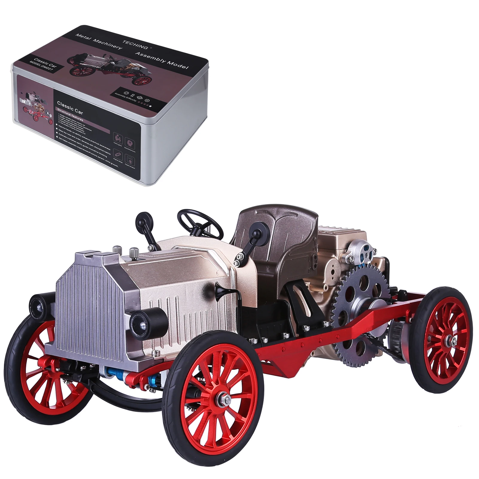2022 educational didactic toys science experiment kits stem toys jouets  d Engine Vintage Classic Car for Shopfiy toys