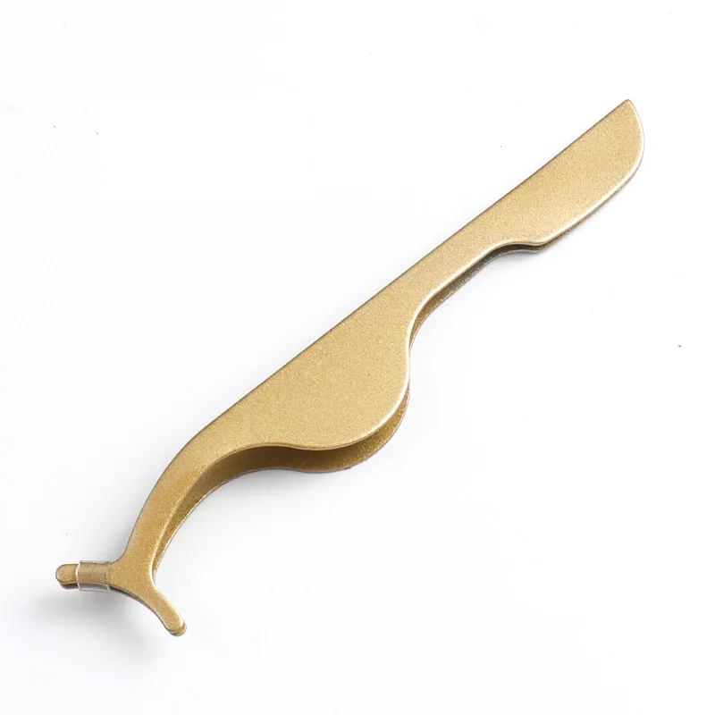 Diamond Stainless Steel Eyelash Tweezers Grip Eyelashes Applicator High Quality Volume Lashes Tweezers