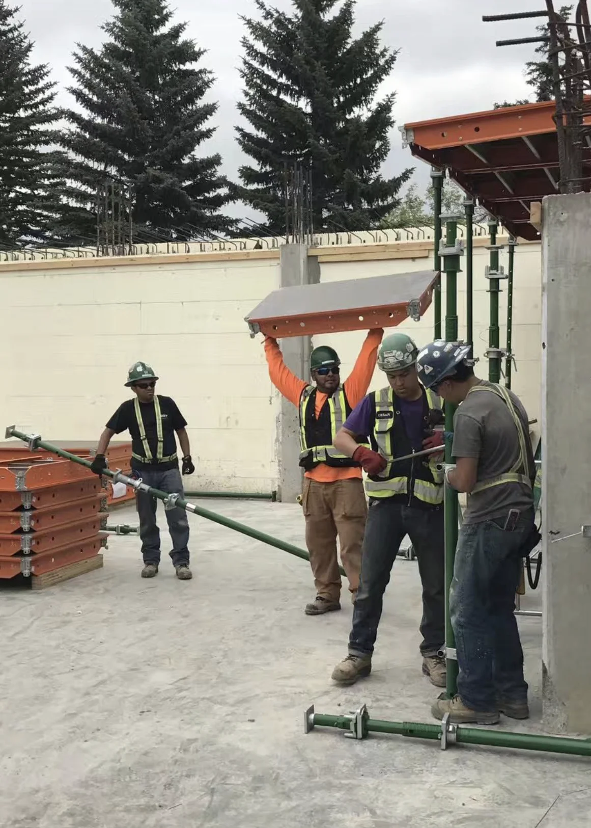 reusable concrete moulds construction materials aluminium balustrades mold forms GREEN formwork systems for construction