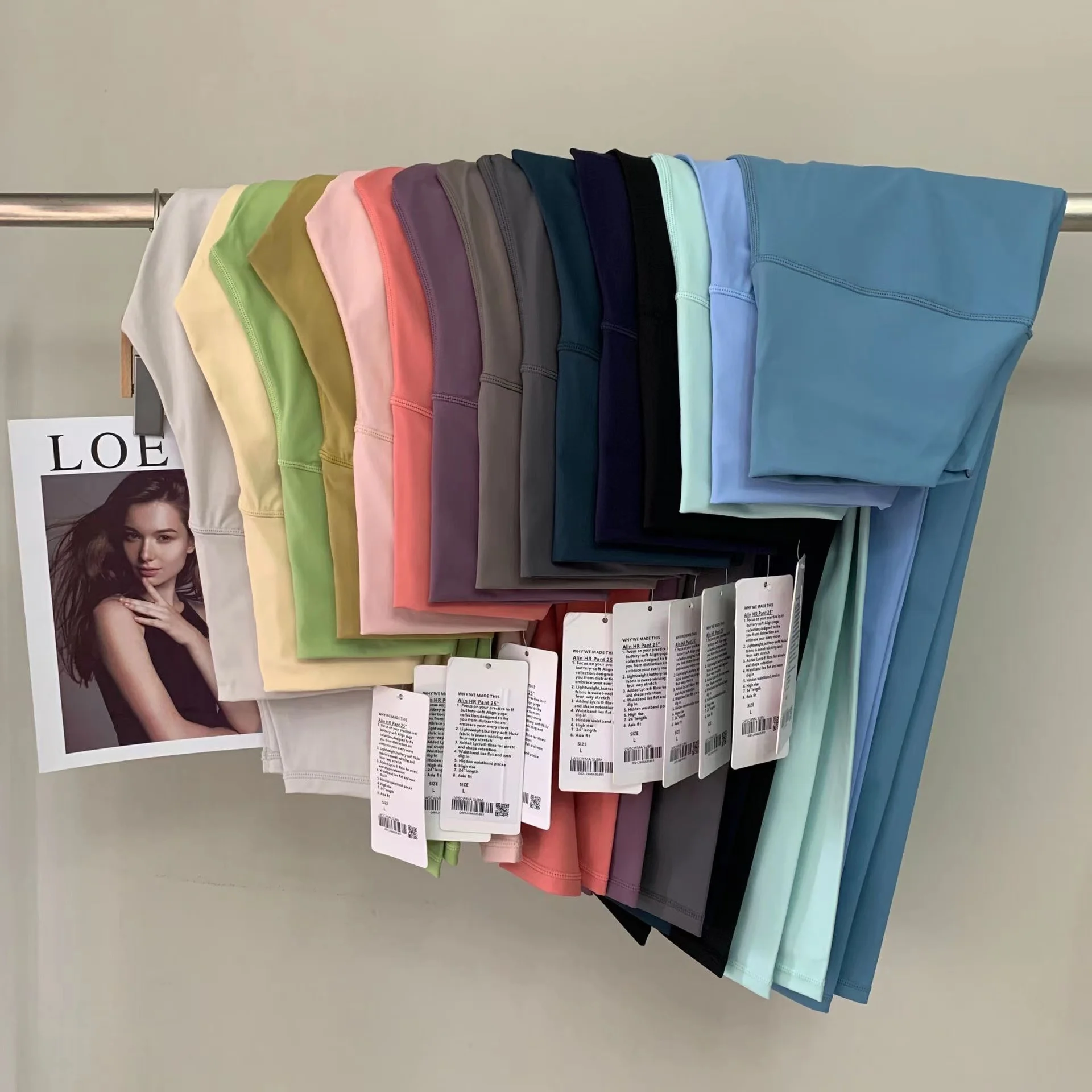 Lulu Nude Yoga Pants Sports High Waist Butt Lift Tight Fitness Pants Women