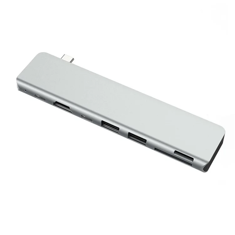 Многопортовый Адаптер 7 в 1 с USB-концентратором, 4K HDTV, 100 Вт с питанием, 2 порта USB 3,0 для MacBook Pro/Air iMac Surface Pro 7/8