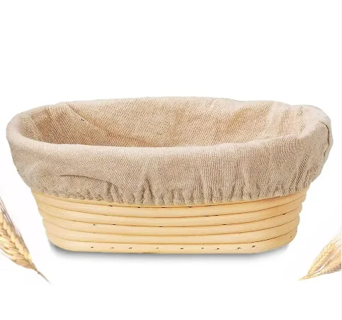round 9 inches Indonesia rattan proving brotform bowl sourdough Artisan bread  proofing basket sets for bakers