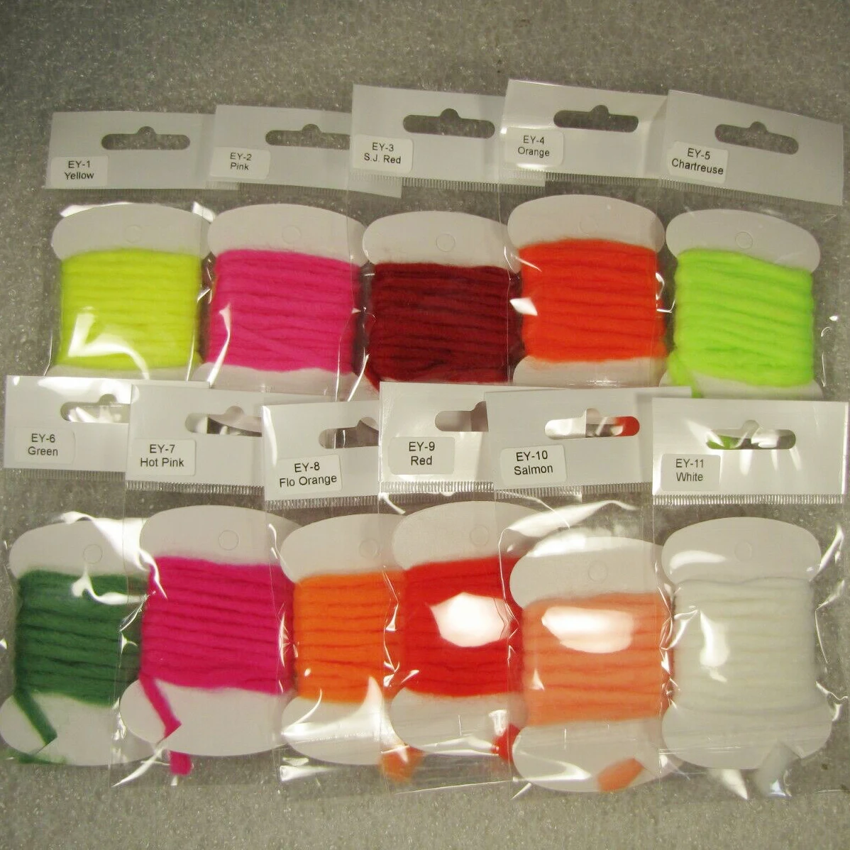 2m per pack Fly Tying Materials egg yarns