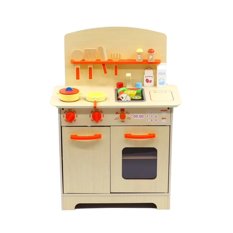 Kid educational toy  kitchen stove children pretend play toy cooking set