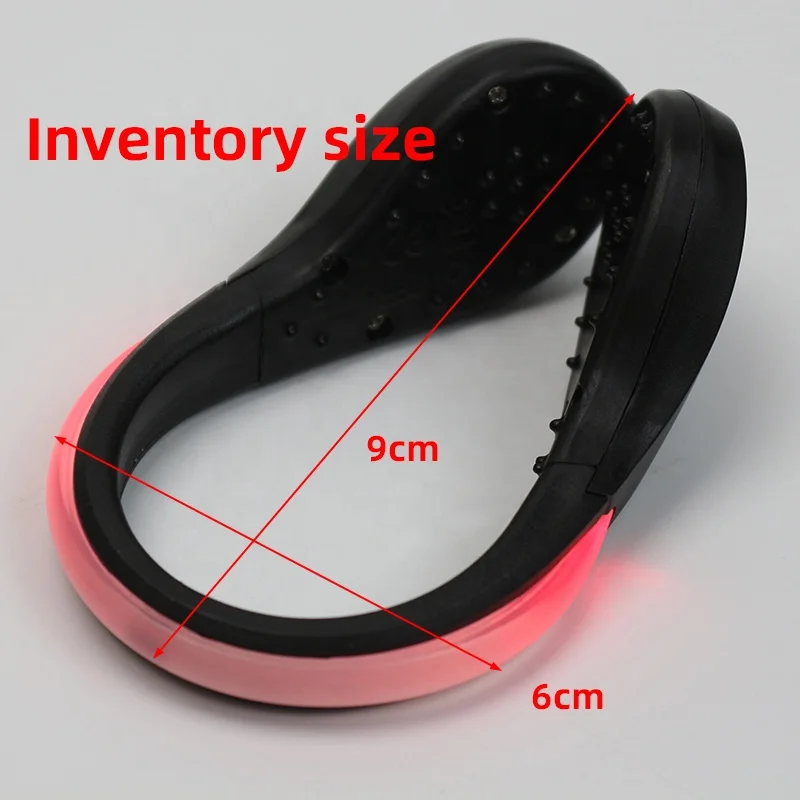 Flashing Sneaker Light Clip Safety Warning Lamp Safety Shoes Light Clip On Shoe, Hot Sale Outdoor Sports Night Running Equipment