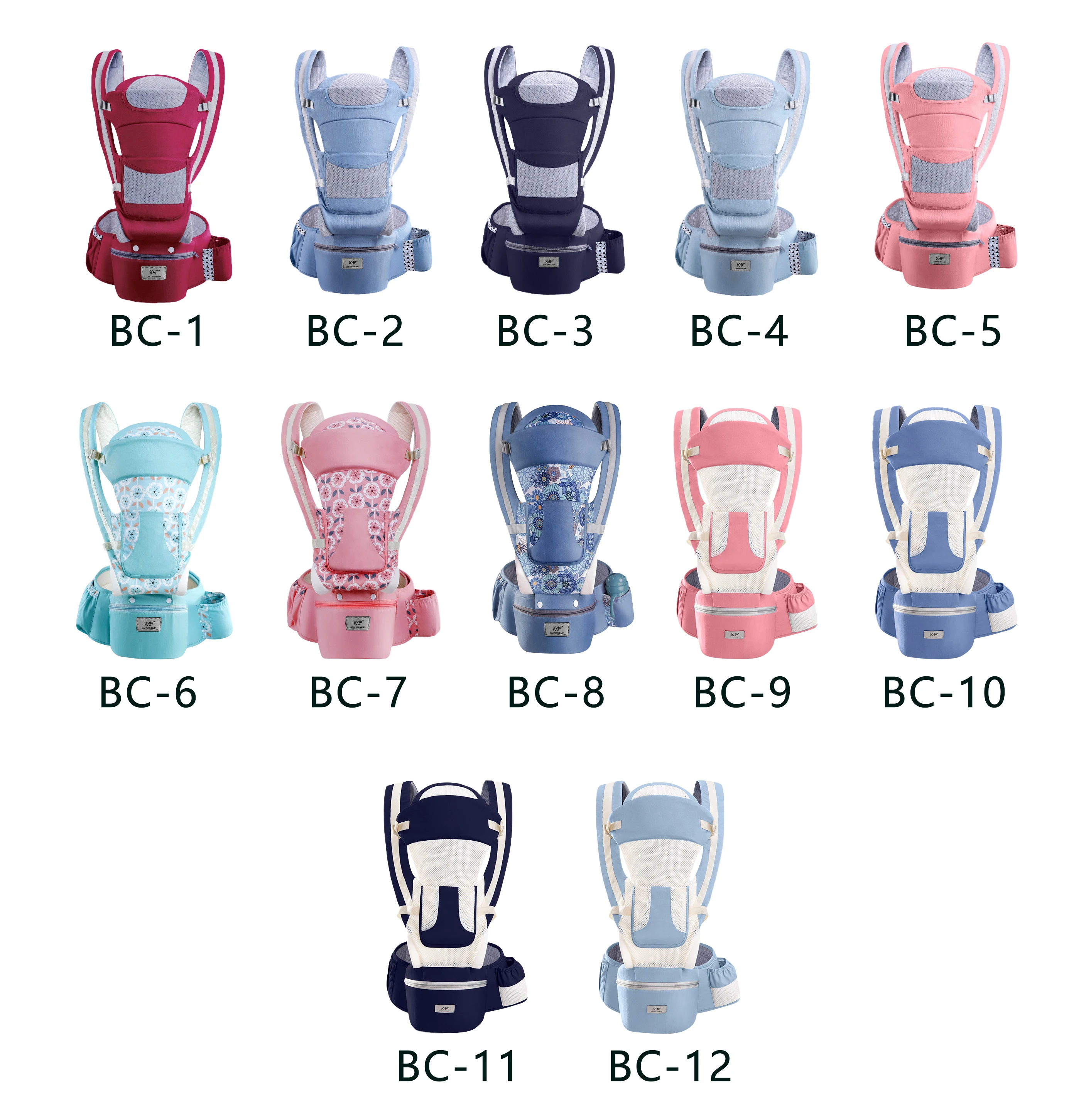 Amazon Hot Selling Multi-function Hip Seat Carrier Baby Carriers Front And Back Baby Carrier