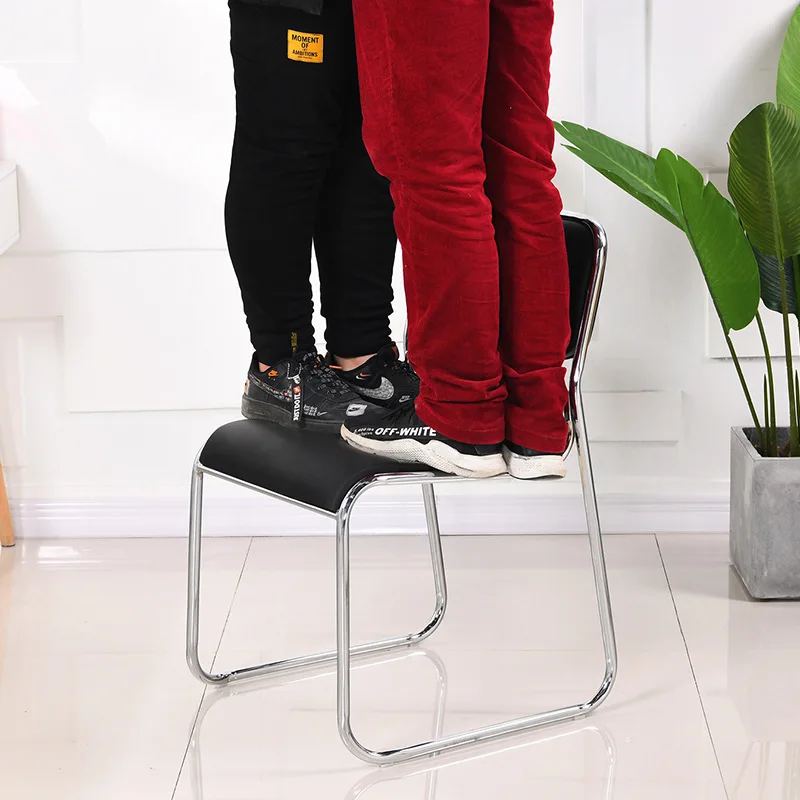 guest manager office chair special treatment leather cushion conference chair household study stool dormitory leisure chair