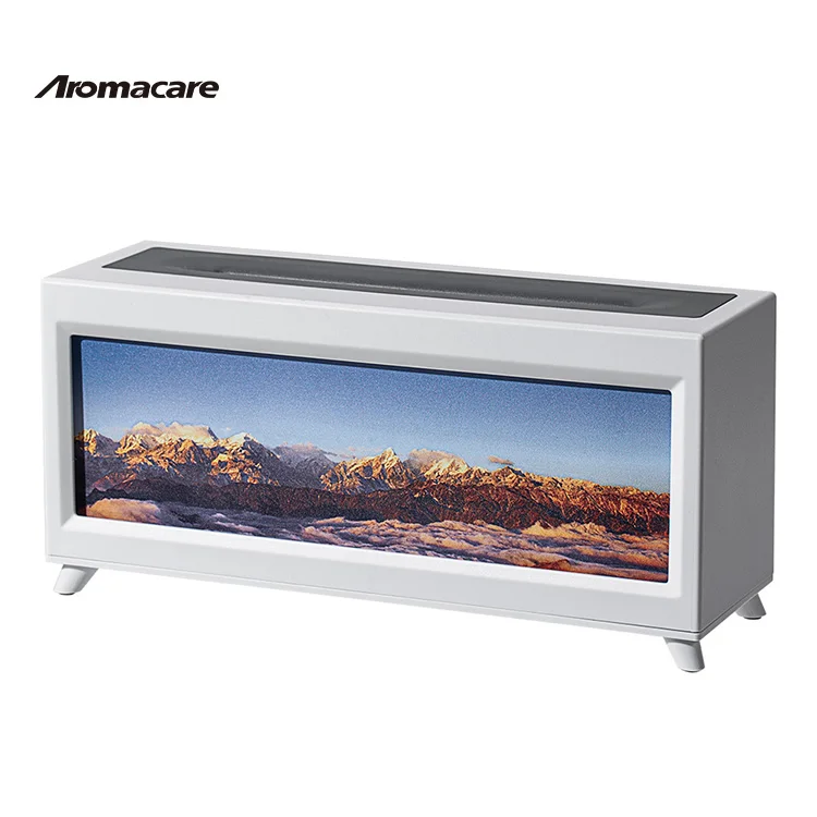 Aromacare 200Ml Portable Air Essential Oil Multicolor Flame Effect Aromatherapy Fireplace Humidifier