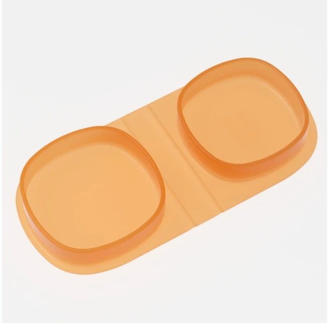 BPA phthalates free Dishwasher Safe toddler plates silicone kids dining soup plate with lid silicone baby dishes