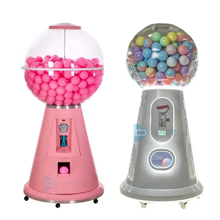 Shopping Mall Coin Operated 75-100 MM Capsule Toys Vending Machine Candy Gashapon Dispenser Gumball Vending Machine
