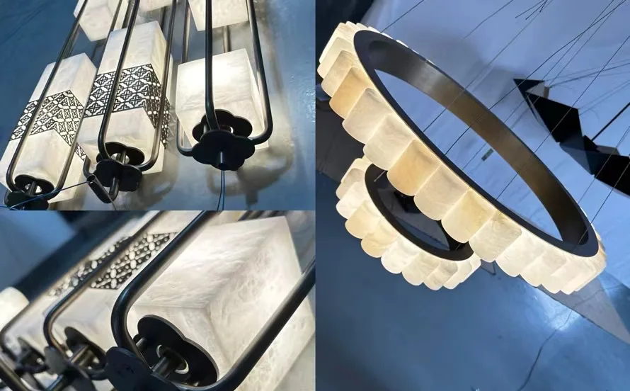 jansoul lighting Spanish stone onyx alabaster modern light for home hotel