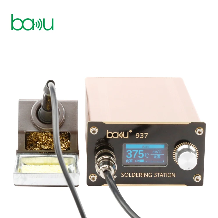 BAKU New Product mobile repair kit phone repair machines ba-937 micro mini smd hot air soldering and desoldering station iron