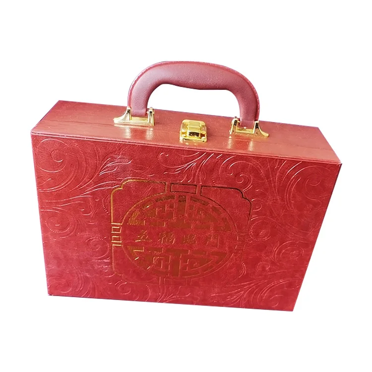 
Customized high-grade commemorative coin plate box plastic leather gift box 