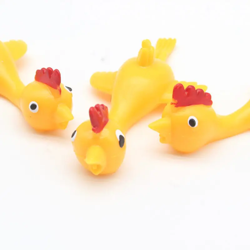 Hot Sale TPR Material Elastic Tricky Slingshot Chick Sticky Hand Toy For Children Kid And More