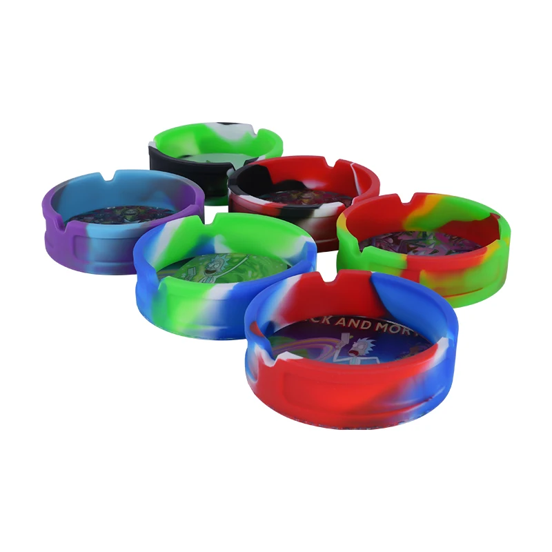 LC Fashion Customized Silicon Ashtray Smoking Accessories Hot Sale Smokeed Tobacco Cigar Ashtray