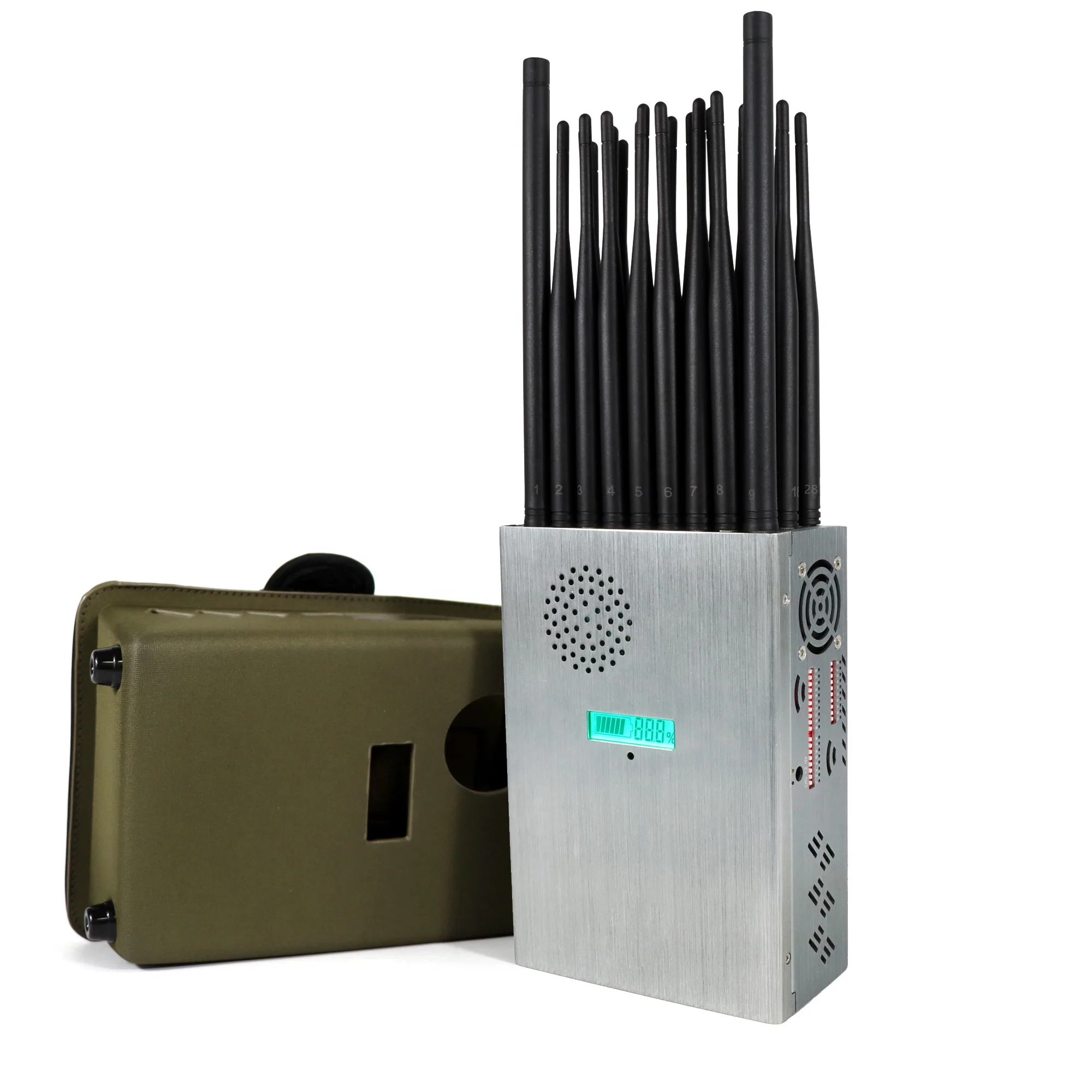 Portable 27 Antennas 28 Bands Mobile Phones 2G 3G 4G 5G GPS WIFI  Lojack VHF UHF 315 433 868 Signal Detector Power Amplifier