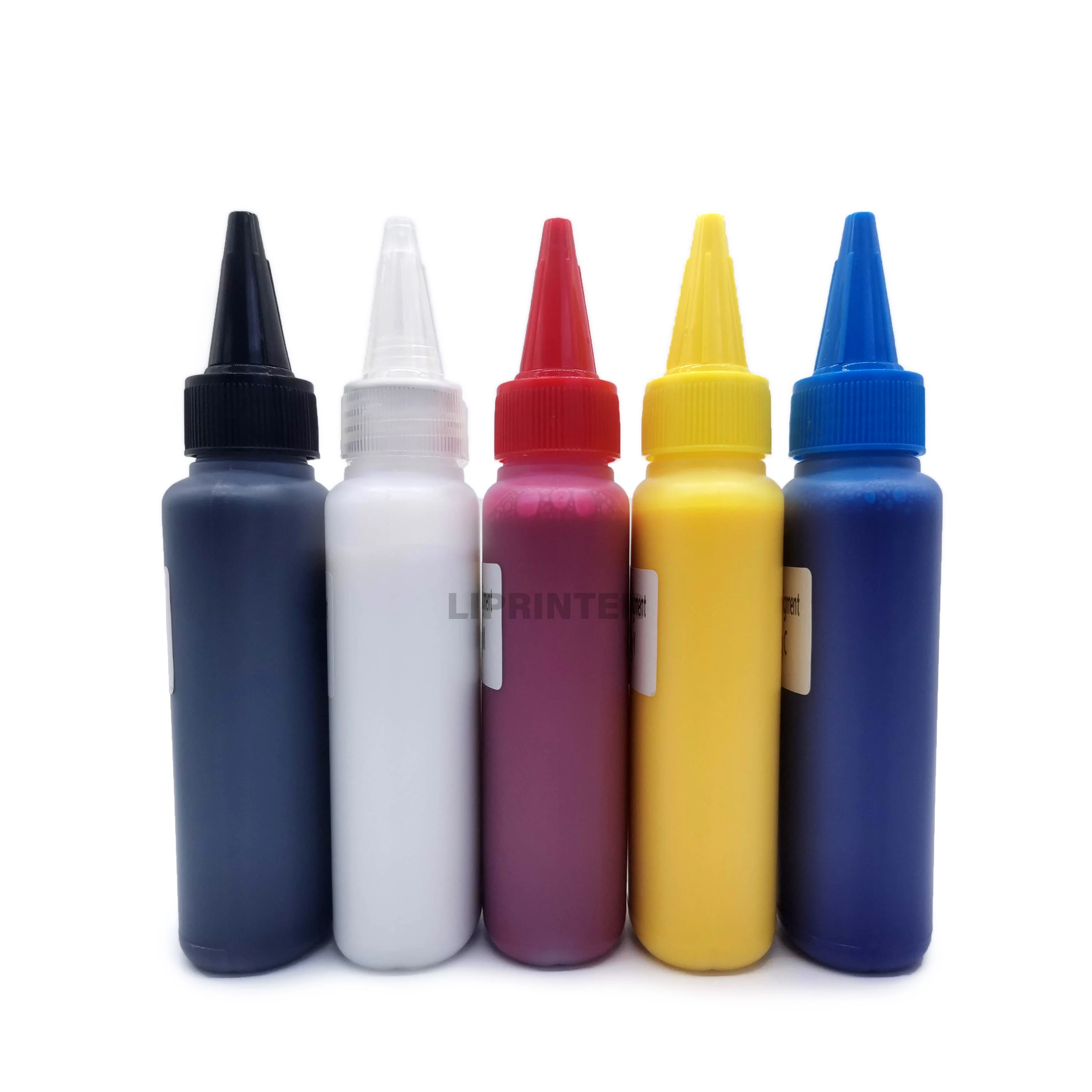 100 мл цифровые Текстильные пигментные чернила CMYKW для принтера Ep L805 dtf, печать одной ПЭТ-пленки размера A4 A3