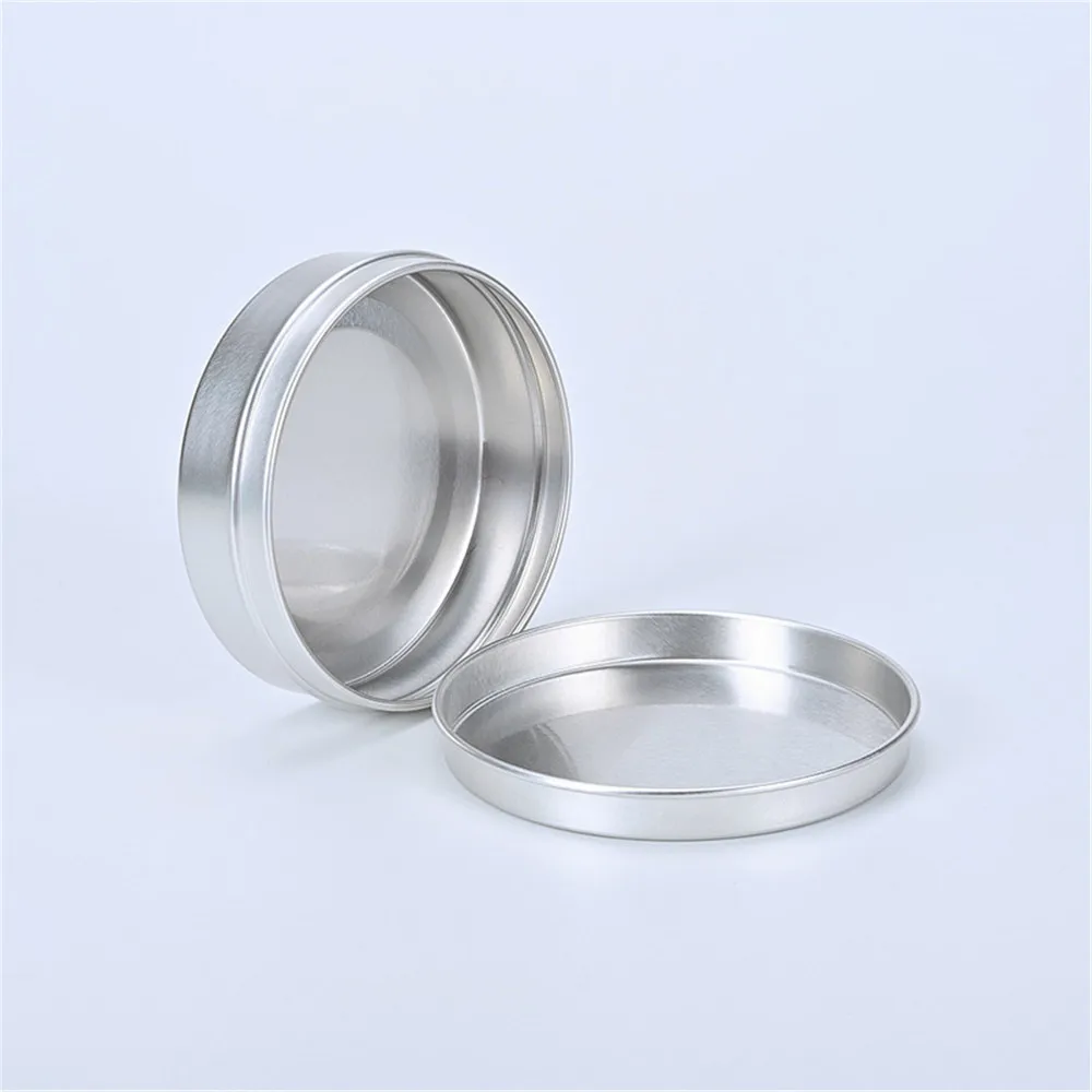 
120g/ml spice aluminum metal tin box candy cream jar cosmetic packaging pomade jar 