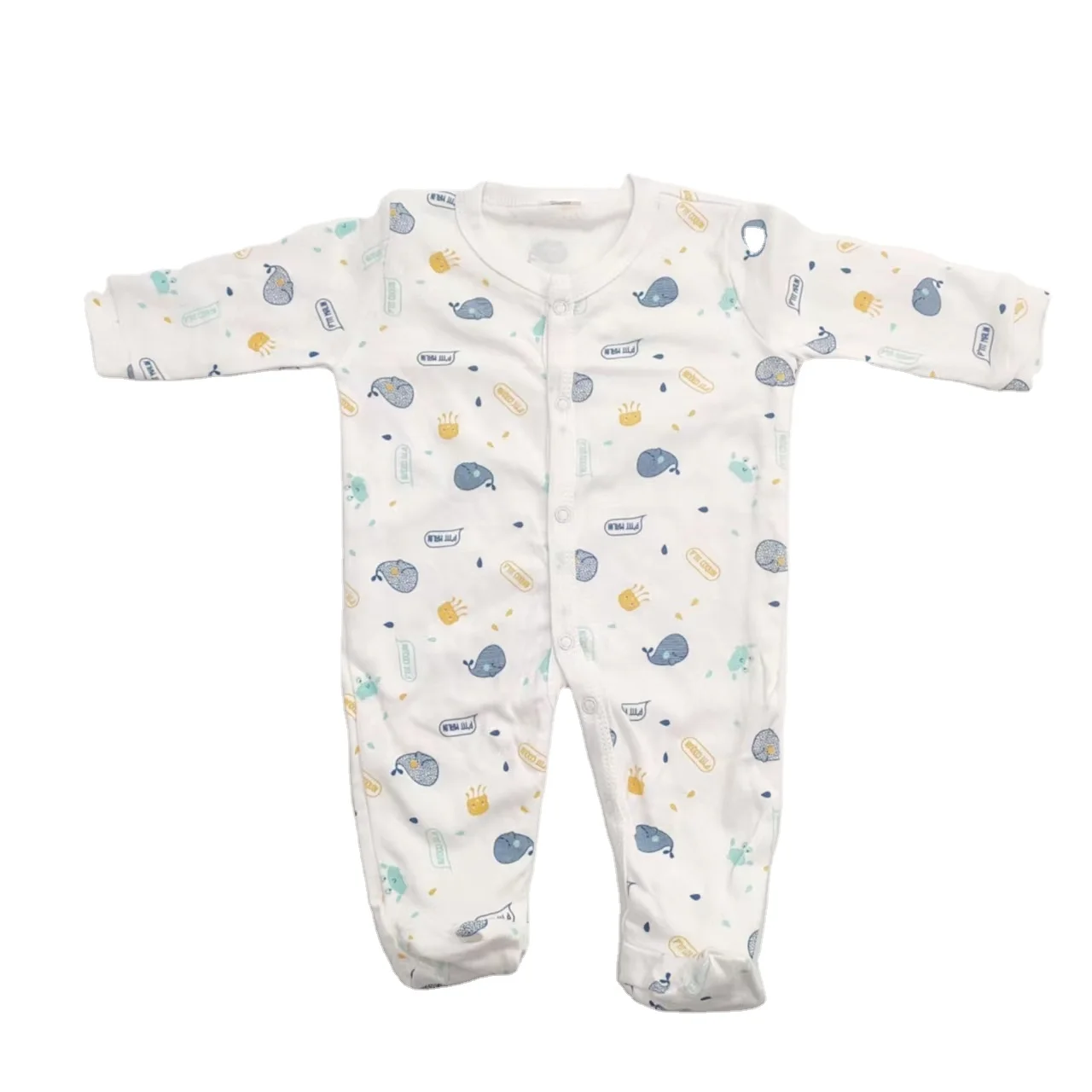 High quality hot-sale 3 pure soft baby cotton sleepsuits baby suit  baby clothes gift set