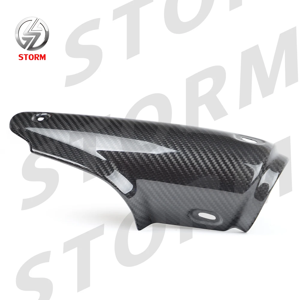 New Aftermarket Motorcycle Exterior Parts Dry And Preperg Carbon Fiber Exhaust Cover For BMW R1250 GS