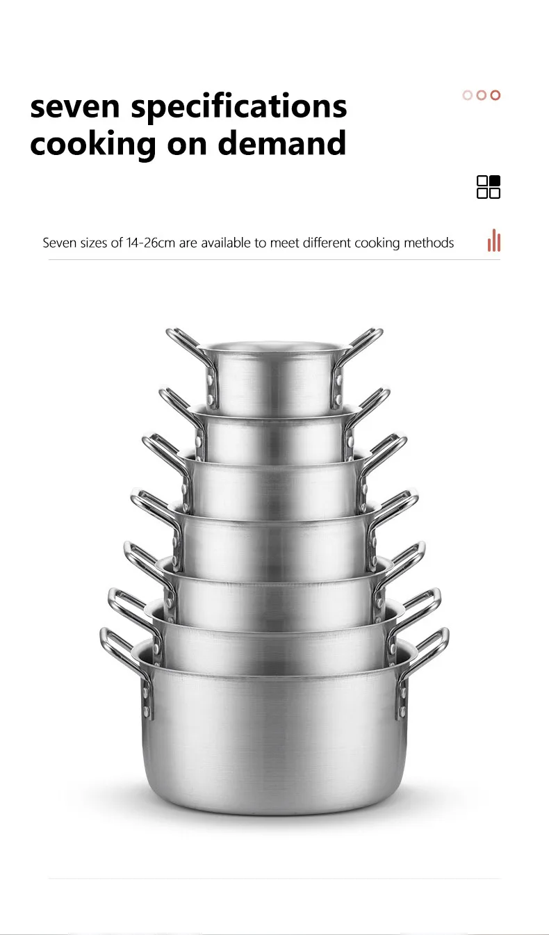 Дешевый высококачественный заводской кухонный горшок с запеканкой Алюминиевый