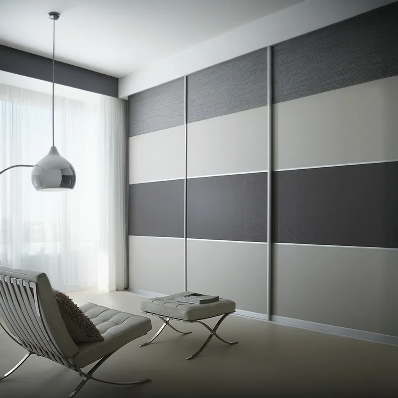 Factory hot selling home hotel bedroom PVC wardrobes cupboard modern sliding door wardrobes