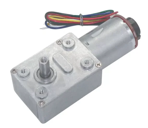 ASLONG JGY-370B 6 в, 12 В, 24 В постоянного тока, червячный редуктор электродвигатель постоянного тока с датчиком 6-150 об/мин двигатель постоянного тока с червячным механизмом высокий крутящий момент червячный редуктор