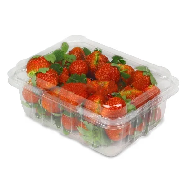 Disposable plastic transparent fruit and vegetables packing box machine