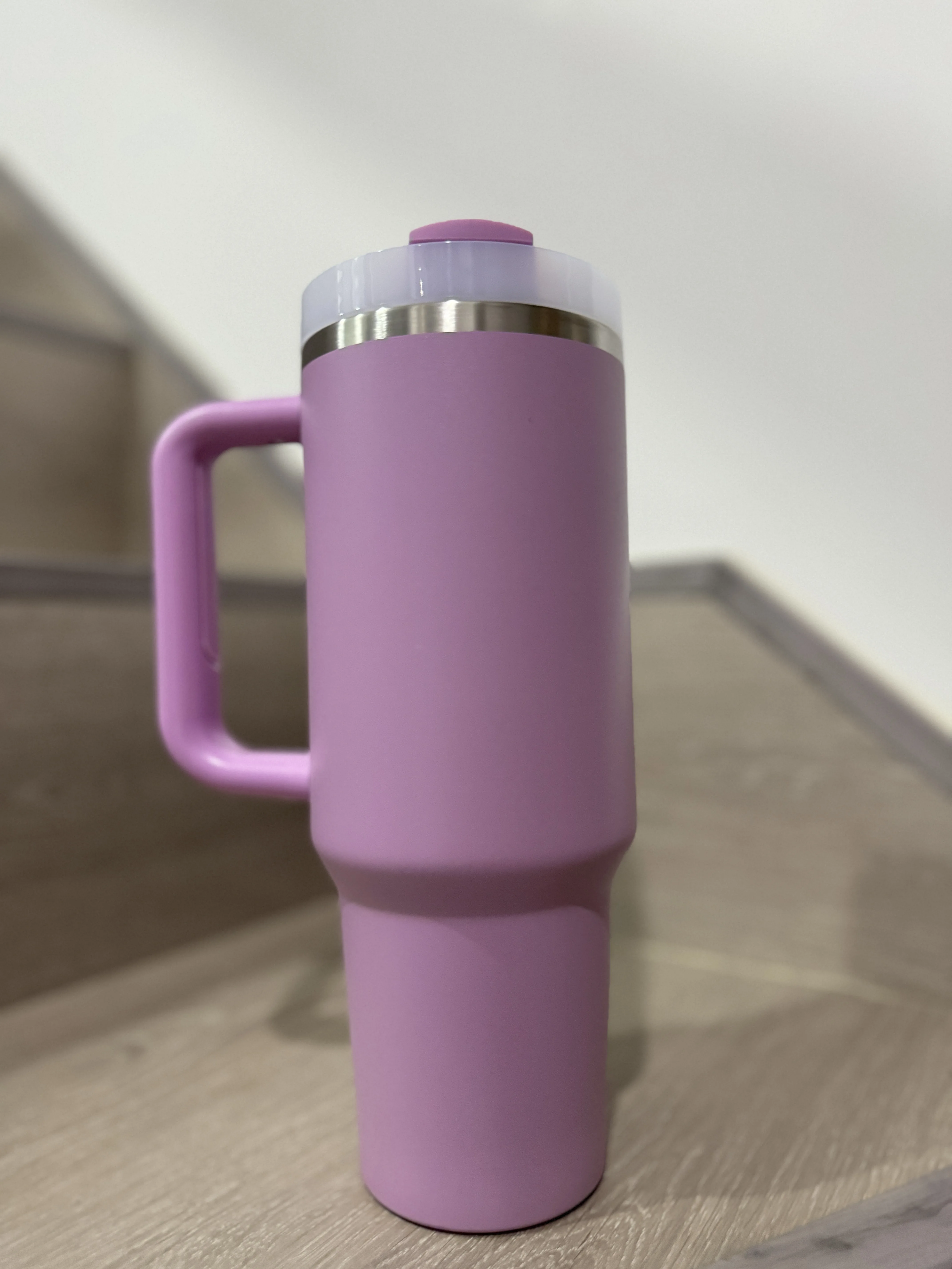 40oz car  second generation stainless steel handle water cup Car cold cup Large capacity straw ice bully