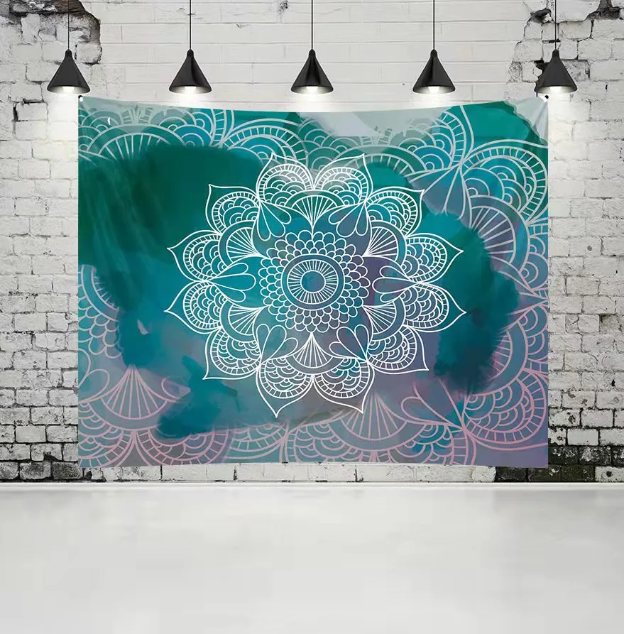 Home Decor Printing Wall Hanging Tapestries Modern Customized Logo Cotton 3D Print Low MOQ Tapestry