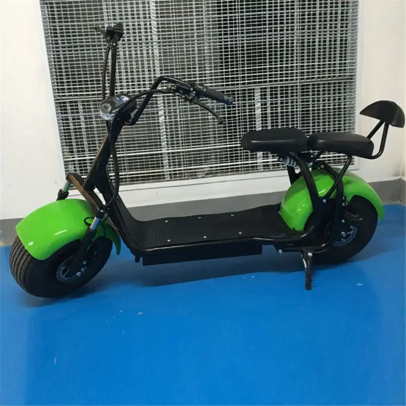 2023 Citycoco Scooter Fat Tire Scooter Citycoco 1000W 2 Big Seat Adult Electric Motorcycle Scooter
