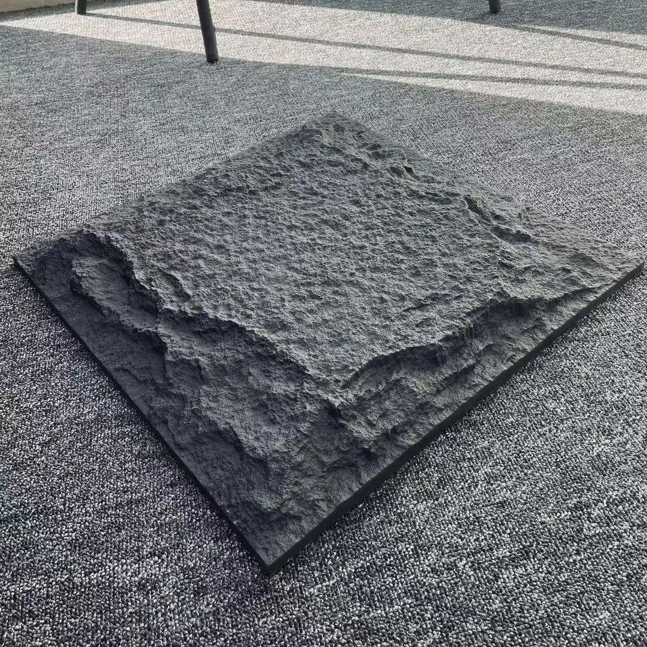 Light Weight Outdoor Exterior Decorative PU Faux Rock Polyurethane Stone Panel 3d Pu Wall