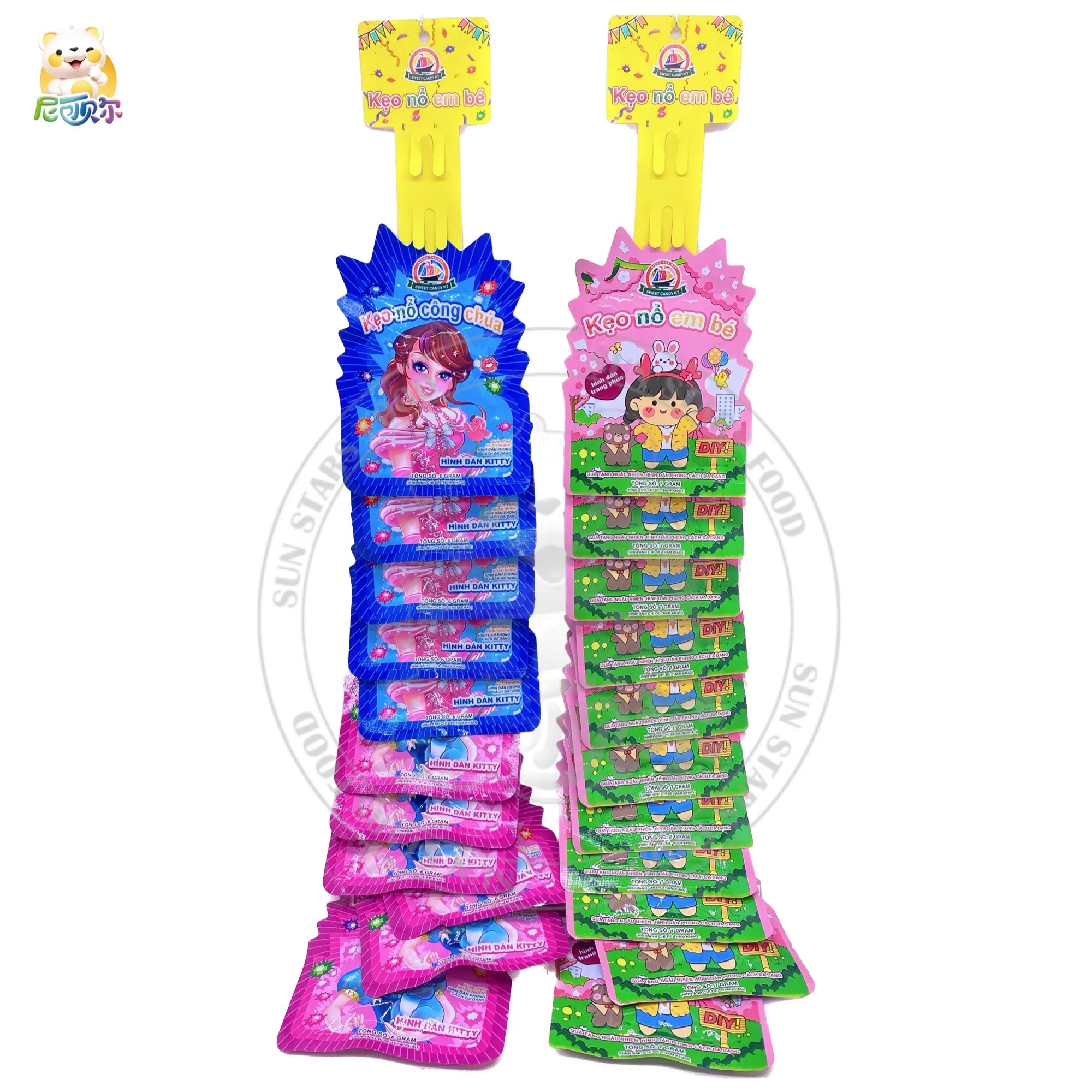 Magic Popping Candy With Cartoon Sticker Toy Candy