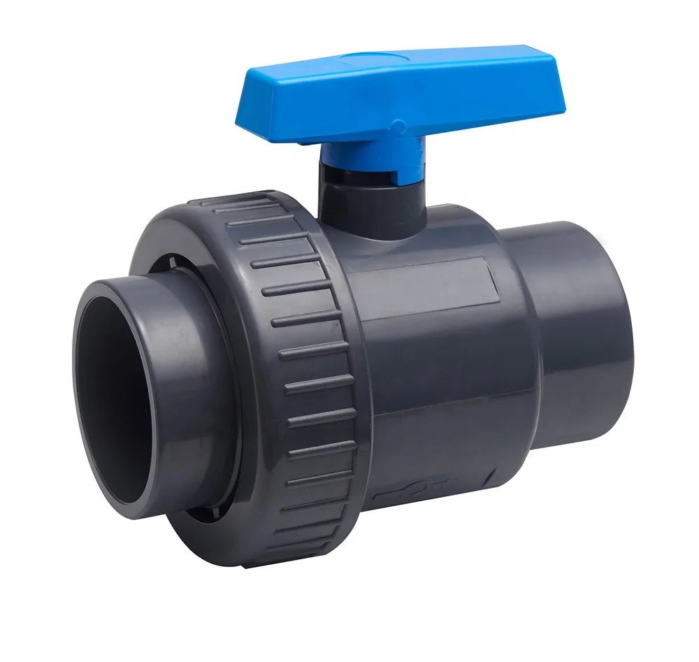 High quality newest plastic drawing PVC Single Union Ball Valve
