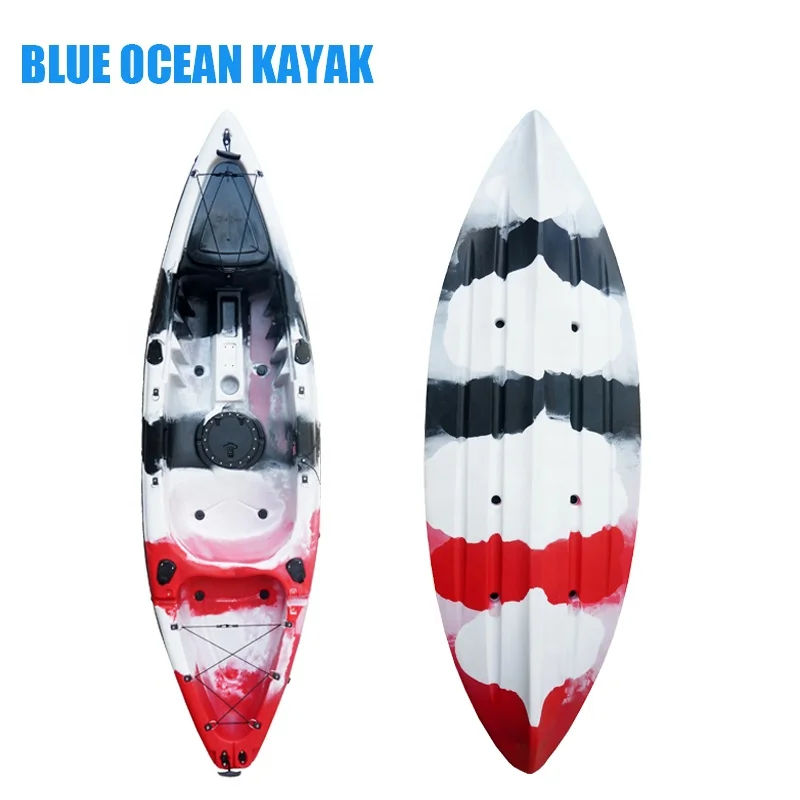 Каяк для рыбалки с электроприводом для троллинга из синего океана