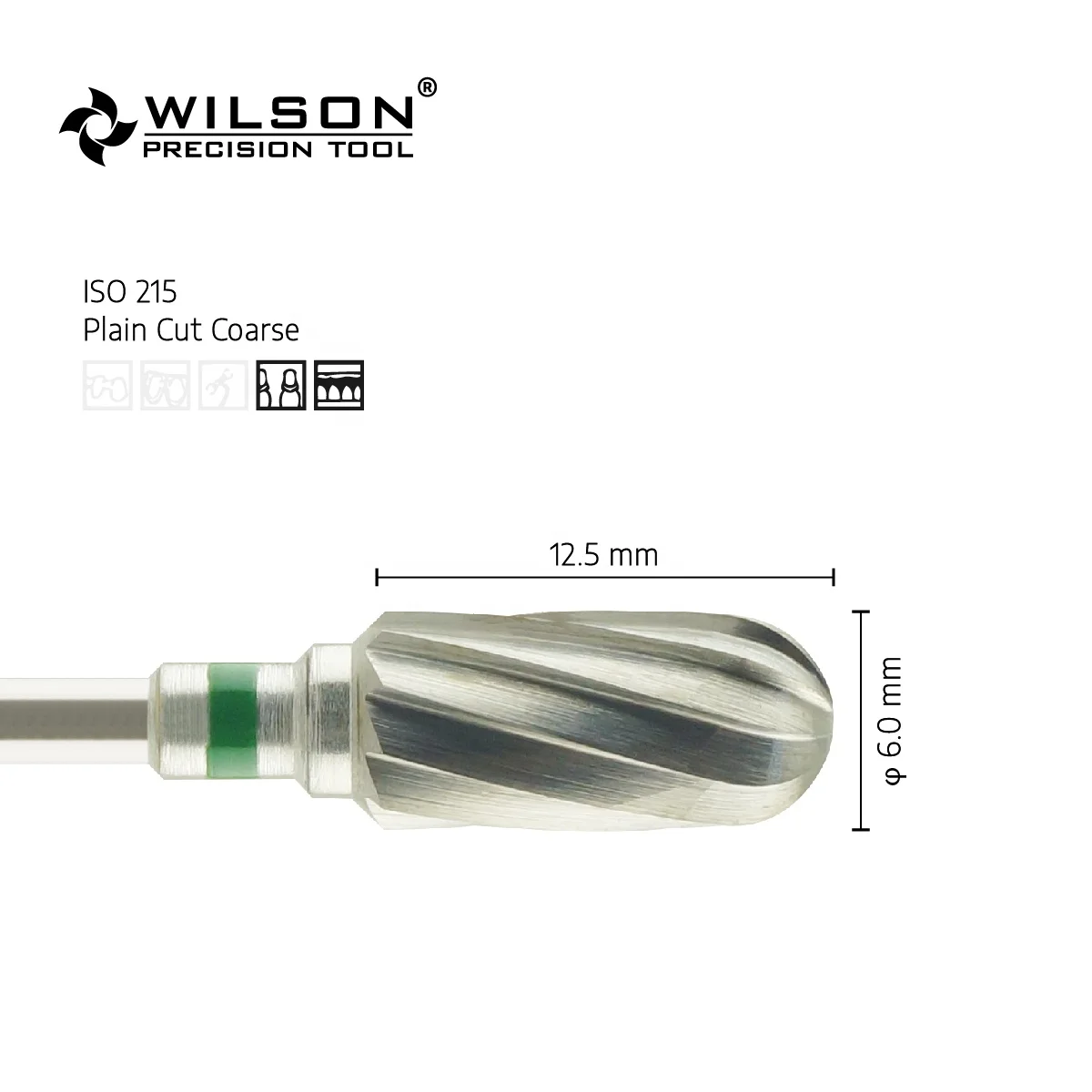 5001001Nail Bit Modern Simplicity Domed End Tungsten Carbide Burr for Dental Laboratory Used for Metal/Acrylic/Plaster/Well Sun