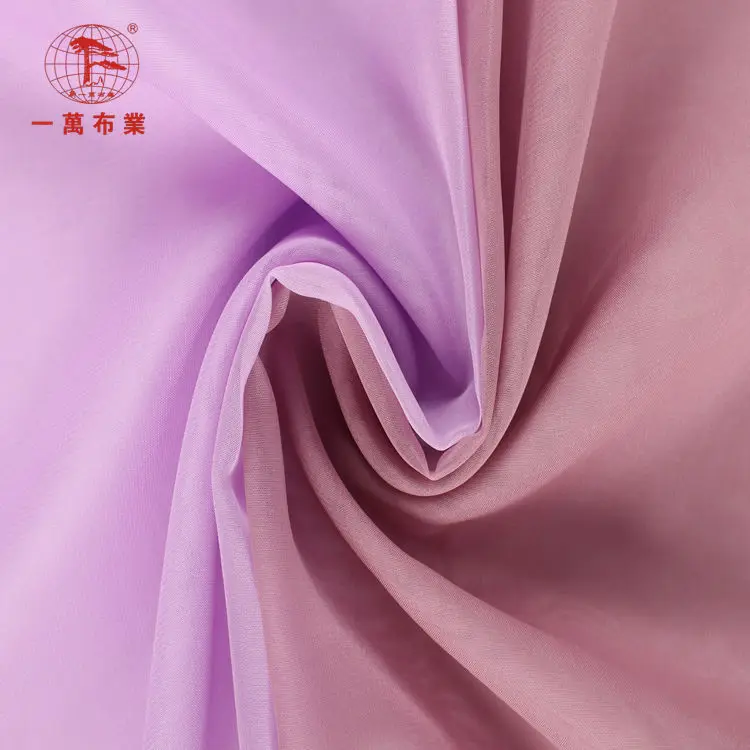 Оптовая продажа, шифоновая ткань для платья из 100% полиэстера 30D на заказ