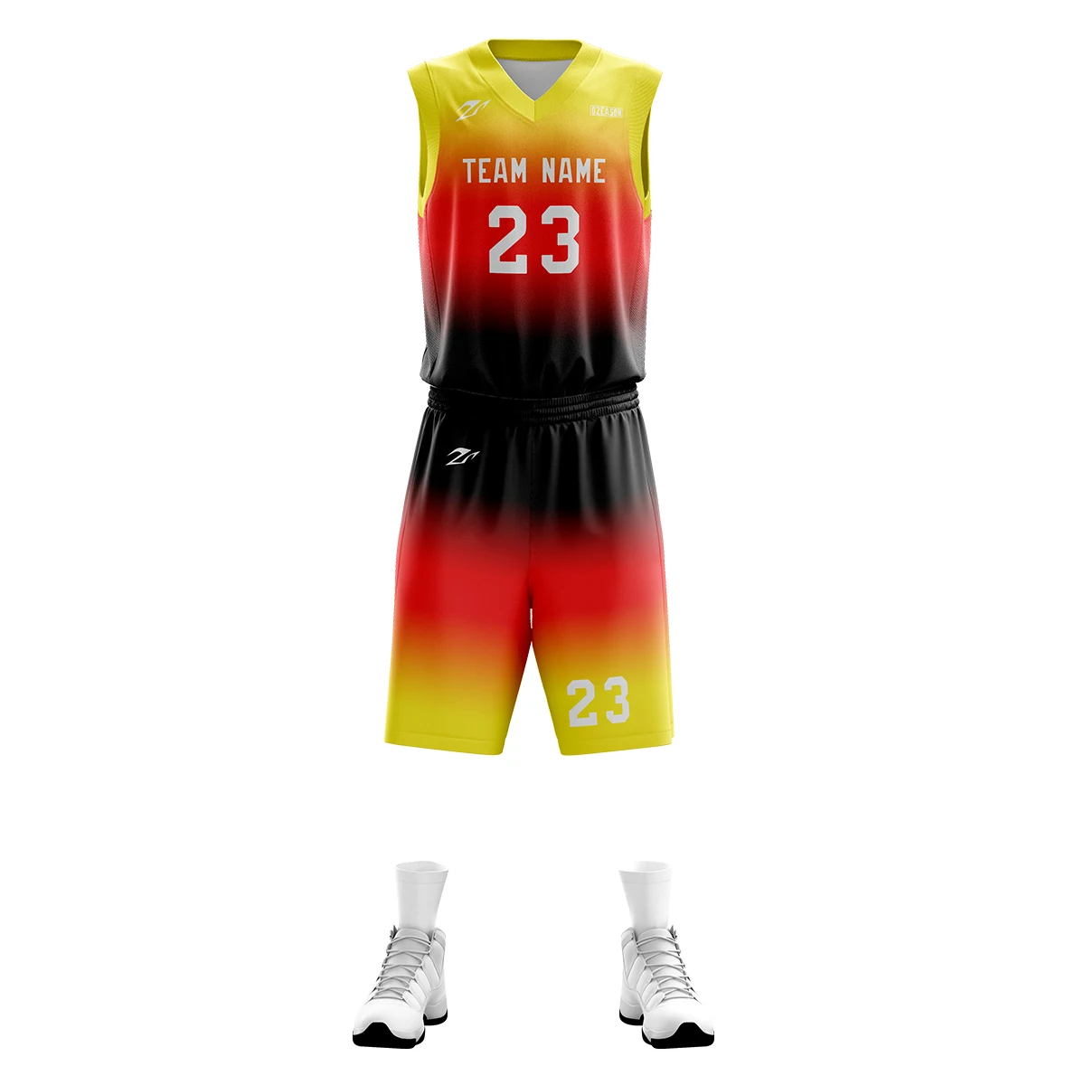 Wholesale reversible orange and black basketball uniforms cheap youth basketball uniforms