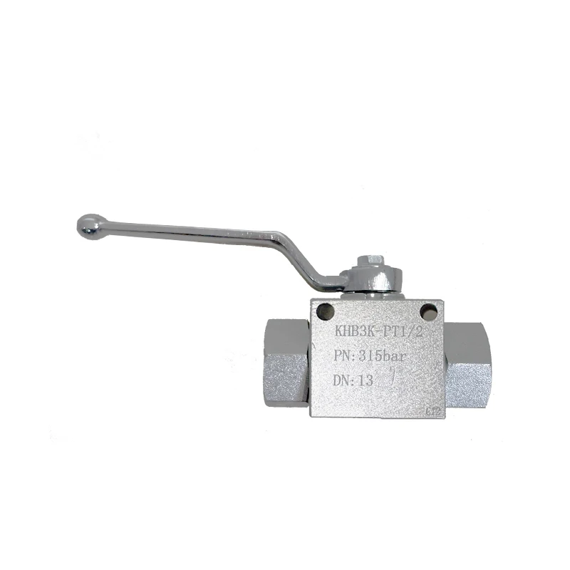 Carbon Steel Manufacture KHB3K-PT1/2 DN13 Hydraulic High Pressure Ball Valve 1/2 Inch In Low Temperature