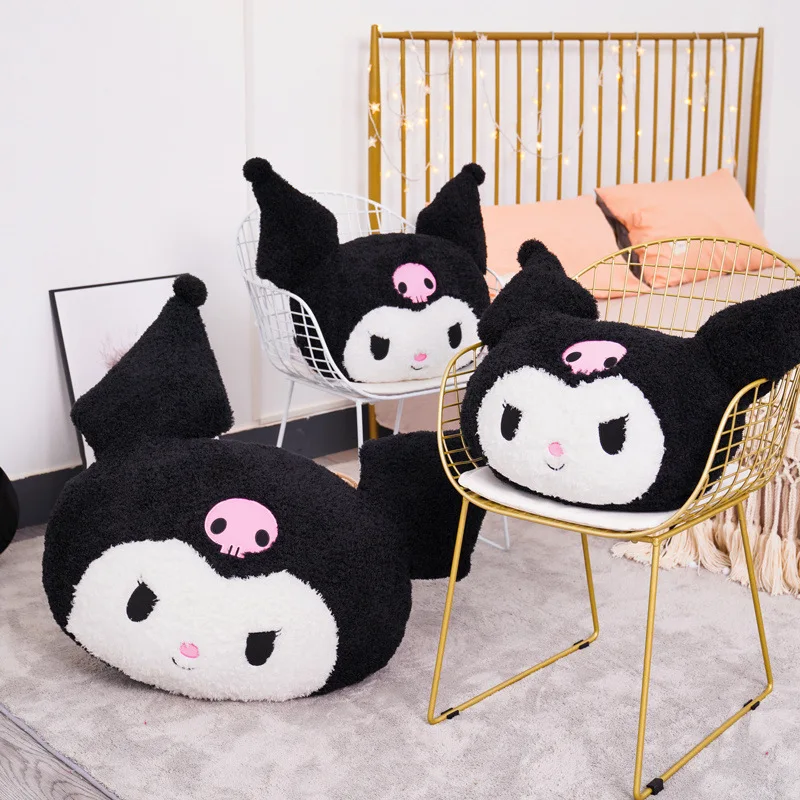 Kawaii Sanrio Plush Pillow Kuromi My Melody Cartoon Anime Doll Toys Soft Stuffed Plush Birthday Gift For kids